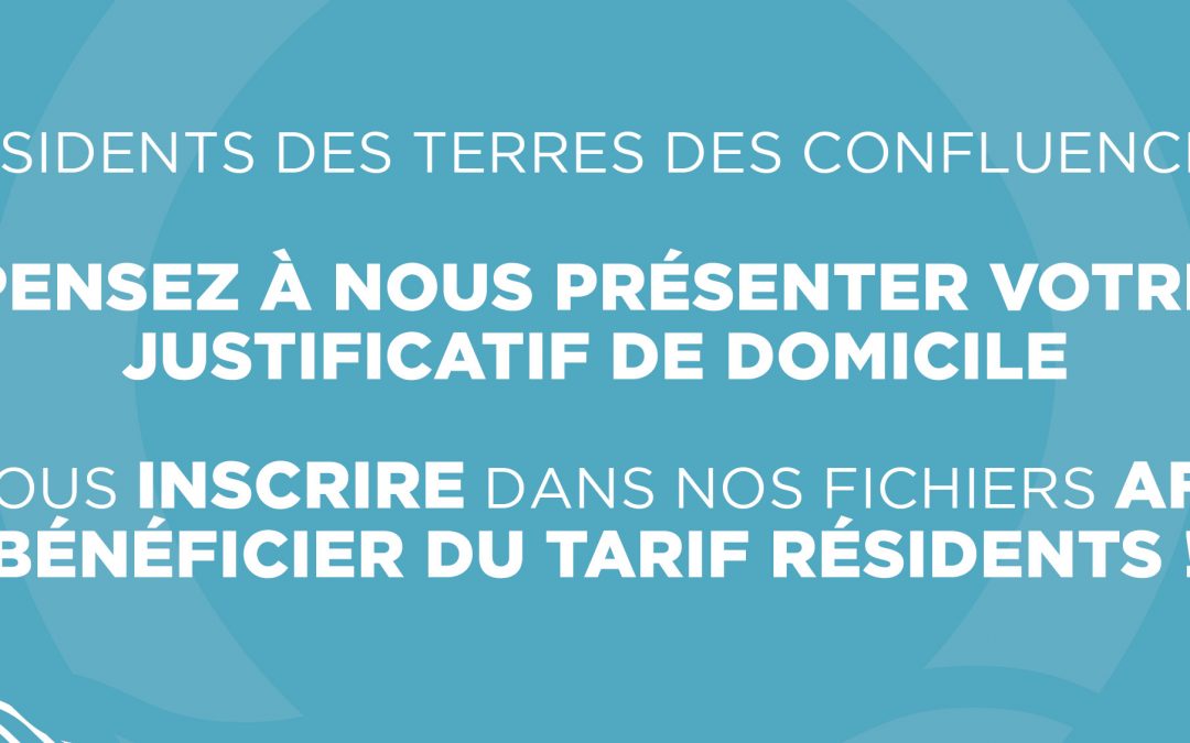 PENSEZ À NOUS PRÉSENTER VOTRE JUSTIFICATIF DE DOMICILE